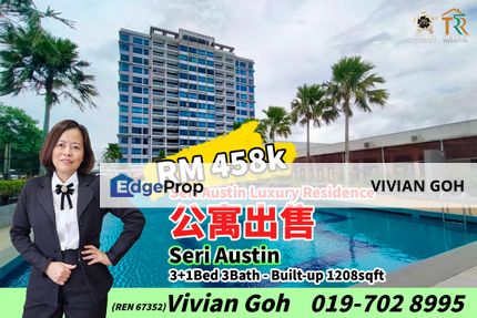 Seri Austin Luxury Apartment 3+1 Bedroom Unit For Sale, Johor, Johor Bahru