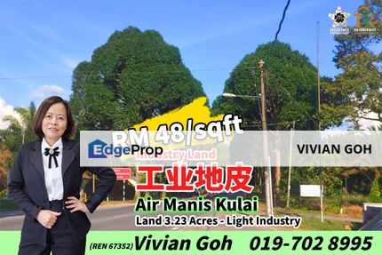 Air Manis Kulai Industry Land For Sale, Johor, Kulai