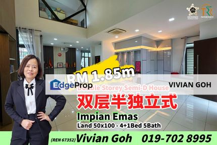 Impian Emas Double Storey Semi-D House For Sale, Johor, Skudai