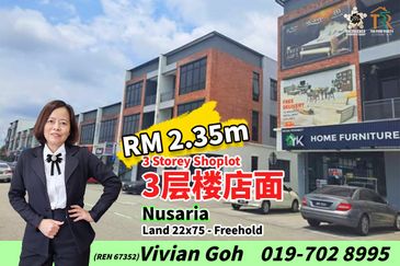 Avenue 68 Gelang Patah 3 Storey Shoplot For Sale