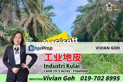 Taman Industri Kulai 19.5 Acres Industrial Land For Sale, Johor, Kulai