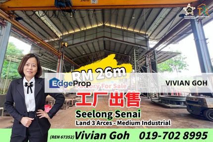 seelong Medium Industrial Factory For Sale, Johor, Senai