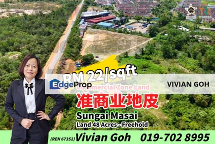 Sungai Masai Commercial Zone Land For Sale, Johor, Masai