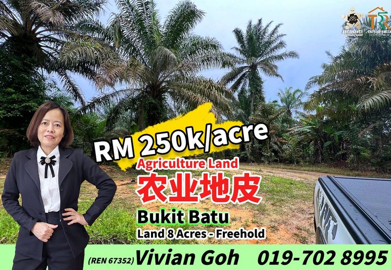 Bukit Batu 8 Acres Agriculture Land For Sale