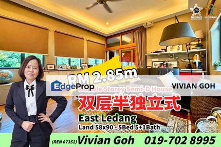 East Ledang Serenity Park Double Storey Semi-D House Endlot For Sale, Johor, East Ledang