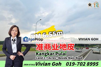 Kangkar Pulai Zone Commercial Land For Sale, Johor, Kangkar Pulai