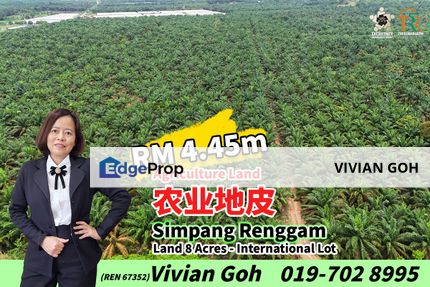 Simpang Renggam Agriculture Land For Sale, Johor, Kluang
