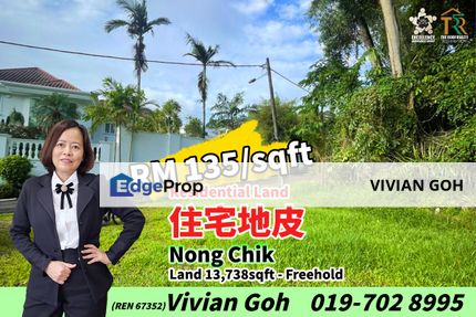 Nong Chik Residential Land For Sale, Johor, Johor Bahru