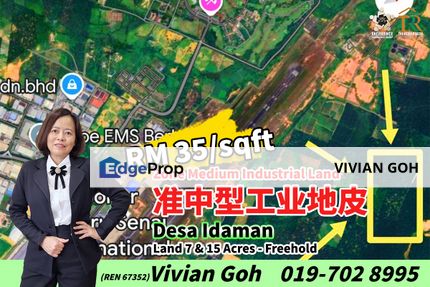 Desa Idaman Industrial Land For Sale, Johor, Senai