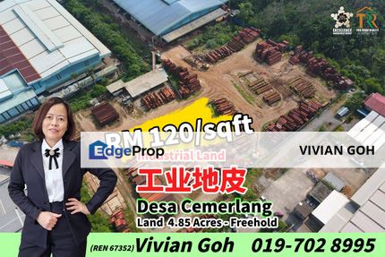 Desa Cemerlang Industrial Land For Sale, Johor, Ulu Tiram