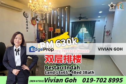 Bestari Indah - 2 Storey Terrace House For Sale, Johor, Ulu Tiram