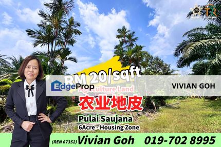 Pulai Saujana Agriculture Land For Sale, Johor, Kangkar Pulai