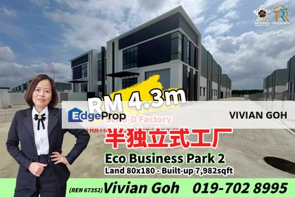 Eco Business Park 2 - Semi-D Factory For Sale, Johor, Senai