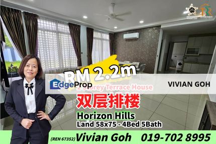 Horizon Hills - 2 Storey Terrace House For Sale, Johor, Nusajaya