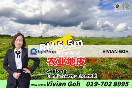 Seelong Agriculture Land For Sale, Johor, Senai