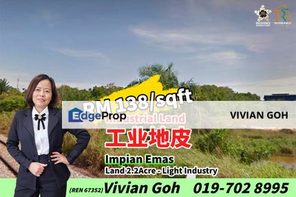 Impian Emas Industrial Land For Sale, Johor, Johor Bahru