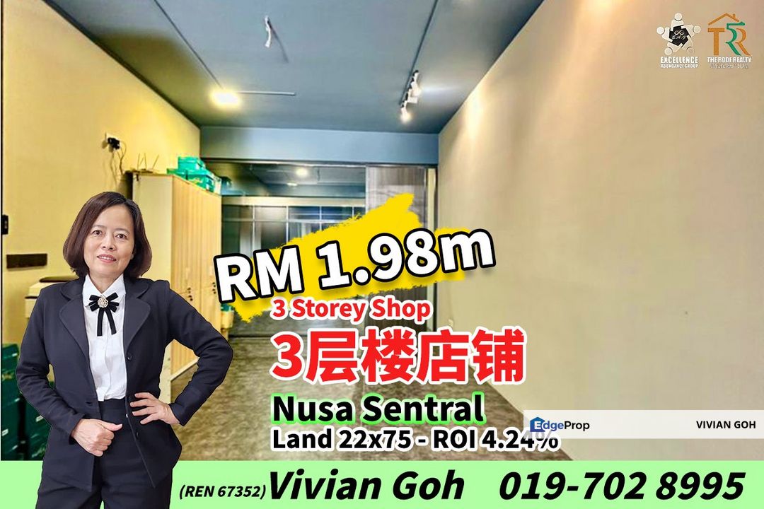 Nusa Sentral - 3 Storey Shop For Sale, Johor, 