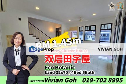 Eco Botanic - 2 Storey Cluster House For Sale, Johor, Nusajaya