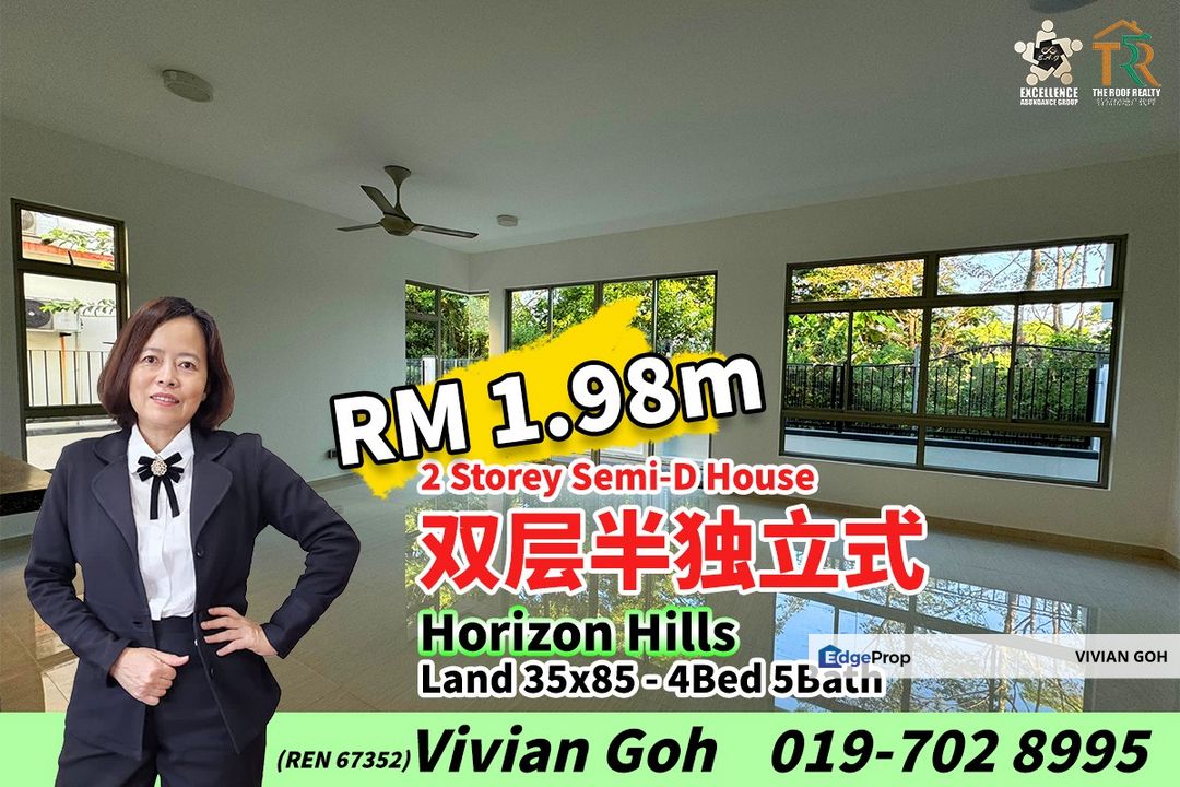 Horizon Hills - 2 Storey Semi-D House For Sale, Johor, Nusajaya