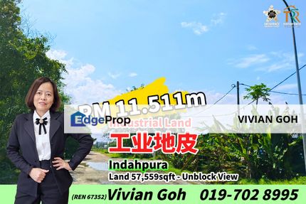 Indahpura Industrial Land For Sale, Johor, Kulai