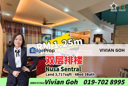 Nusa Sentral - 2 Storey Terrace House For Sale, Johor, 