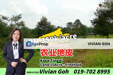 Kota Tinggi Agriculture Land For Sale, Johor, Ulu Tiram