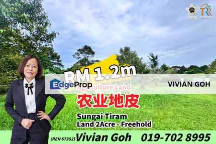 Sungai Tiram Agriculture Land For Sale, Johor, Ulu Tiram