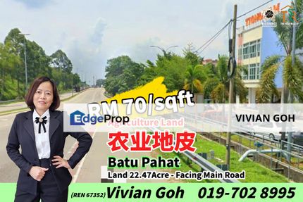 Batu Pahat Agriculture Land For Sale, Johor, Batu Pahat