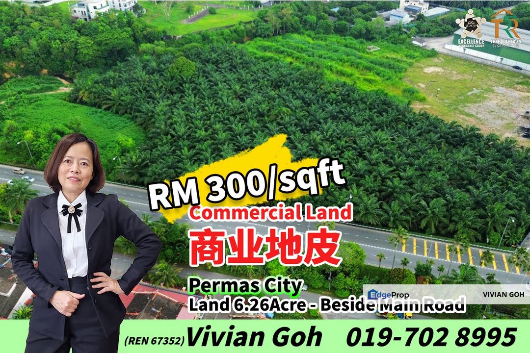 Permas City Commercial Land For Sale, Johor, Masai