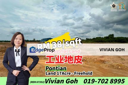 Pontian Industrial Land For Sale, Johor, Pontian