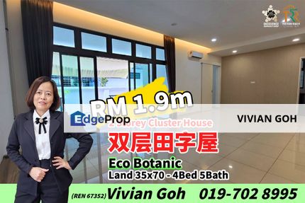 Eco Botanic - 2 Storey Cluster House For Sale, Johor, Nusajaya