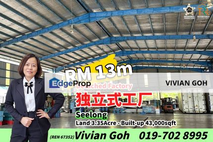 Seelong - Detached Factory For Sale, Johor, Senai