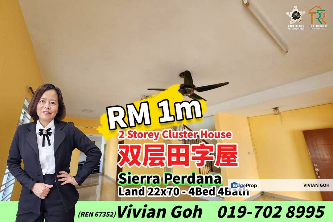 Sierra Perdana - 2 Storey Cluster House For Sale, Johor, Masai