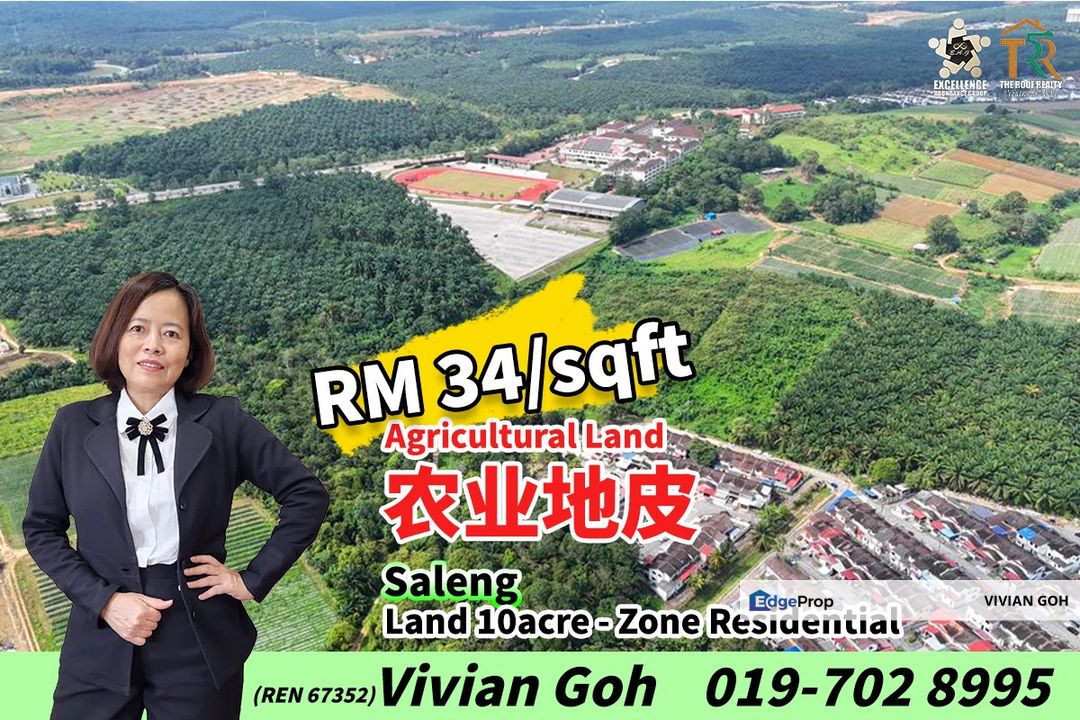 Saleng Agricultural Land For Sale, Johor, Kulai