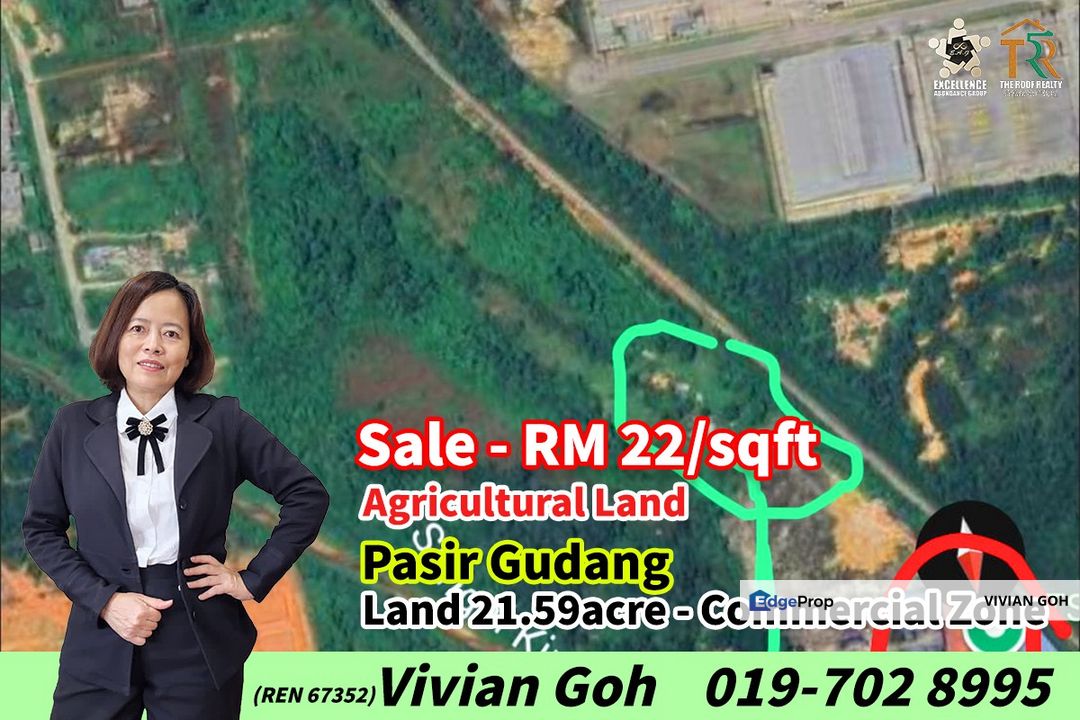 Pasir Gudang Agricultural Land For Sale, Johor, Pasir Gudang