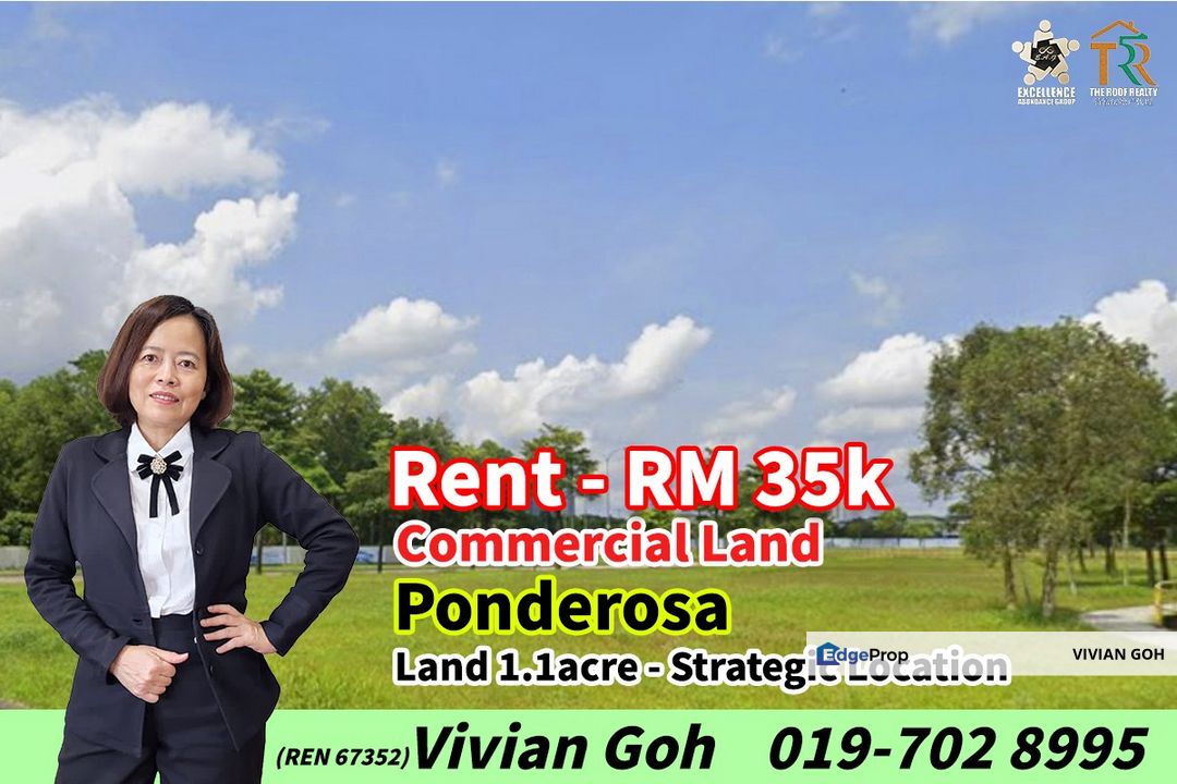 Ponderosa Commercial Land For Rent, Johor, Johor Bahru