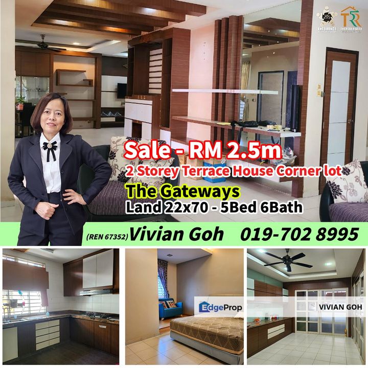 The Gateways - 2 Storey Terrace House For Sale, Johor, Nusajaya