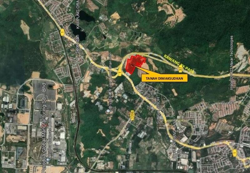 26.45 ACRES Agriculture Land Tambun Tulang Serendah next to Rawang Bypass