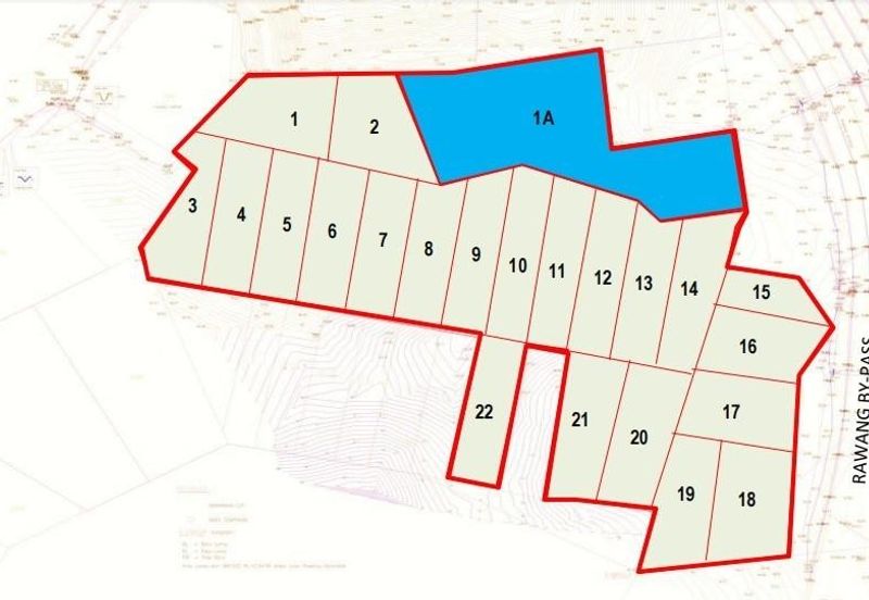 26.45 ACRES Agriculture Land Tambun Tulang Serendah next to Rawang Bypass