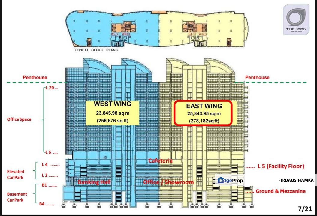 FOR SALE EAST WING, THE ICON TOWER, JALAN TUN RAZAK, Kuala Lumpur, KL City