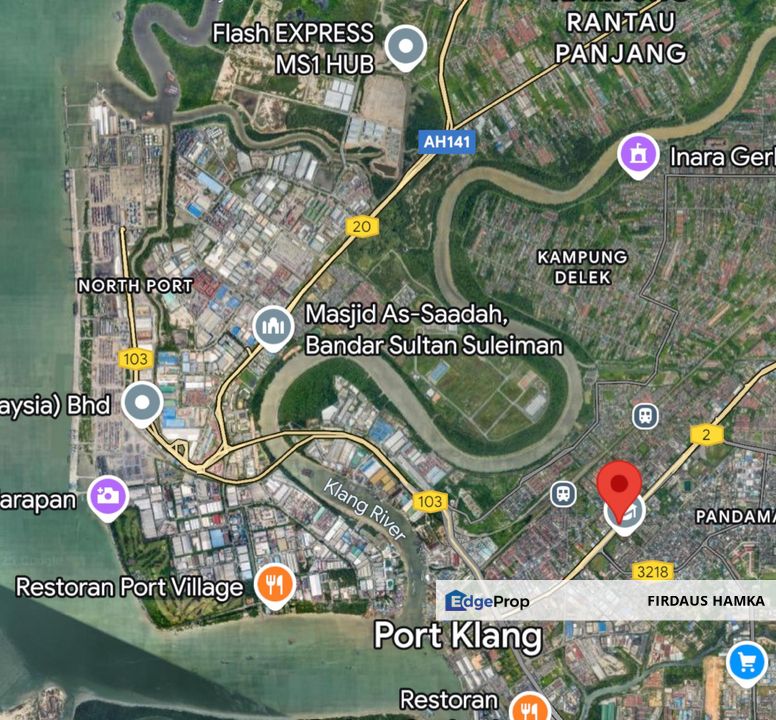 Mainroad Commercial land 4.99 acres of Persiaran Raja Muda Musa, Port Klang, Selangor, Klang
