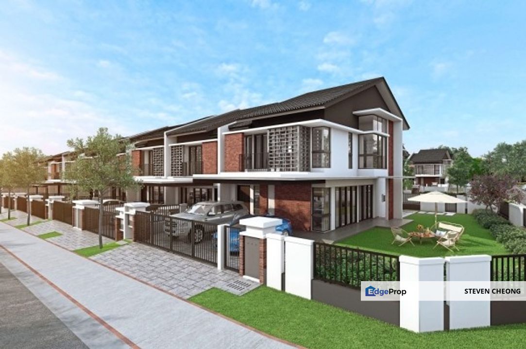 Semanea hills denai alam shah alam selangor terrace superlink house for sale, Selangor, Denai Alam