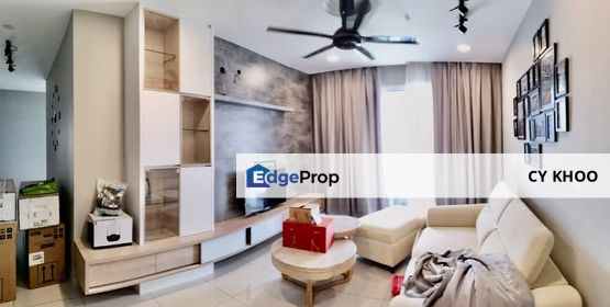 Aurora Residence @ lake side City Puchong 3 bedrooms Corner unit with id Design full furnish for rent , Selangor, Puchong