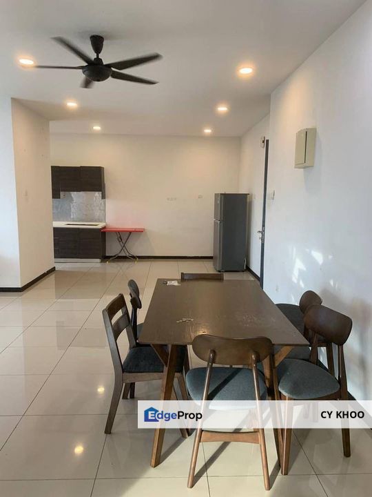 Permas Jaya Masai D carlton 3 bedrooms full furnish for rent, Johor, Masai