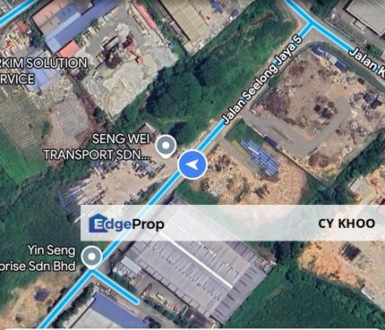 Senai Seelong Jaya Land for Rent, Johor, Senai