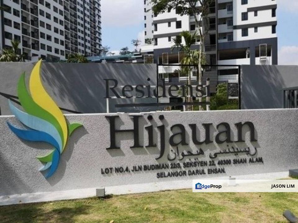 5% DEPO !! MURAH -46% !! Residensi Hijauan 915sf @ Sek. 2 Shah Alam, Selangor, Shah Alam