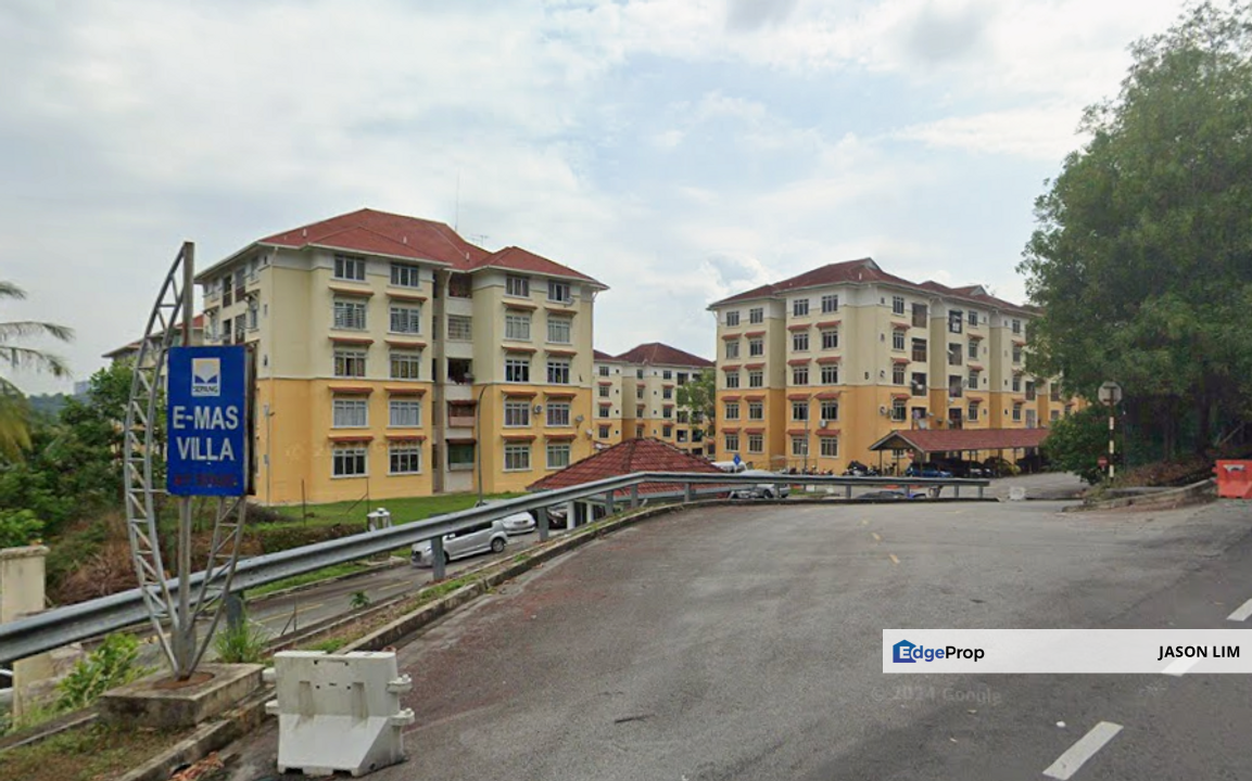 MURAH !! Apart Emas Villa 1,012sf 3R+2B @ Taman Mawar, Sepang, Selangor, Sepang
