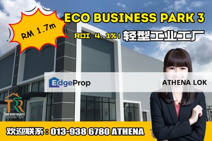 Eco Business Park 3 Light Industry Factory For Sale, Johor, Masai