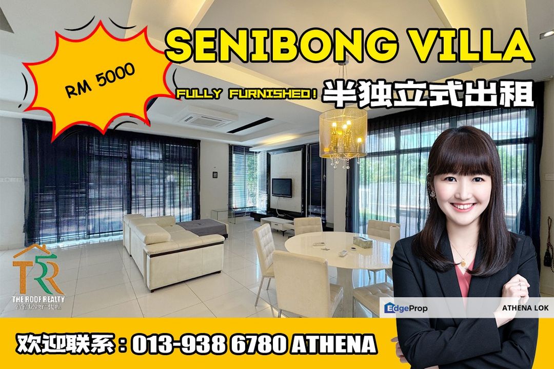 Senibong Villa - 2 Storey Semi-D House For Rent, Johor, Masai