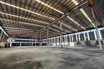 Detached Factory Warehouse Melaka Tengah Industrial Park Heavy Industry High Ceiling Big Land